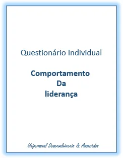 Capa do Questionário Individual Comportamento da Liderança